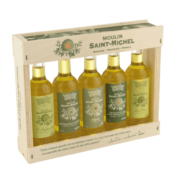 Coffret St-Michel huiles d'olives